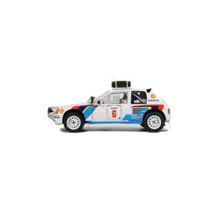PEUGEOT 205 T16 #6 T. SALONEN RALLY SAFARI 1985 OttO mobile 1:18 Resinemodell (Türen, Motorhaube... nicht zu öffnen!)